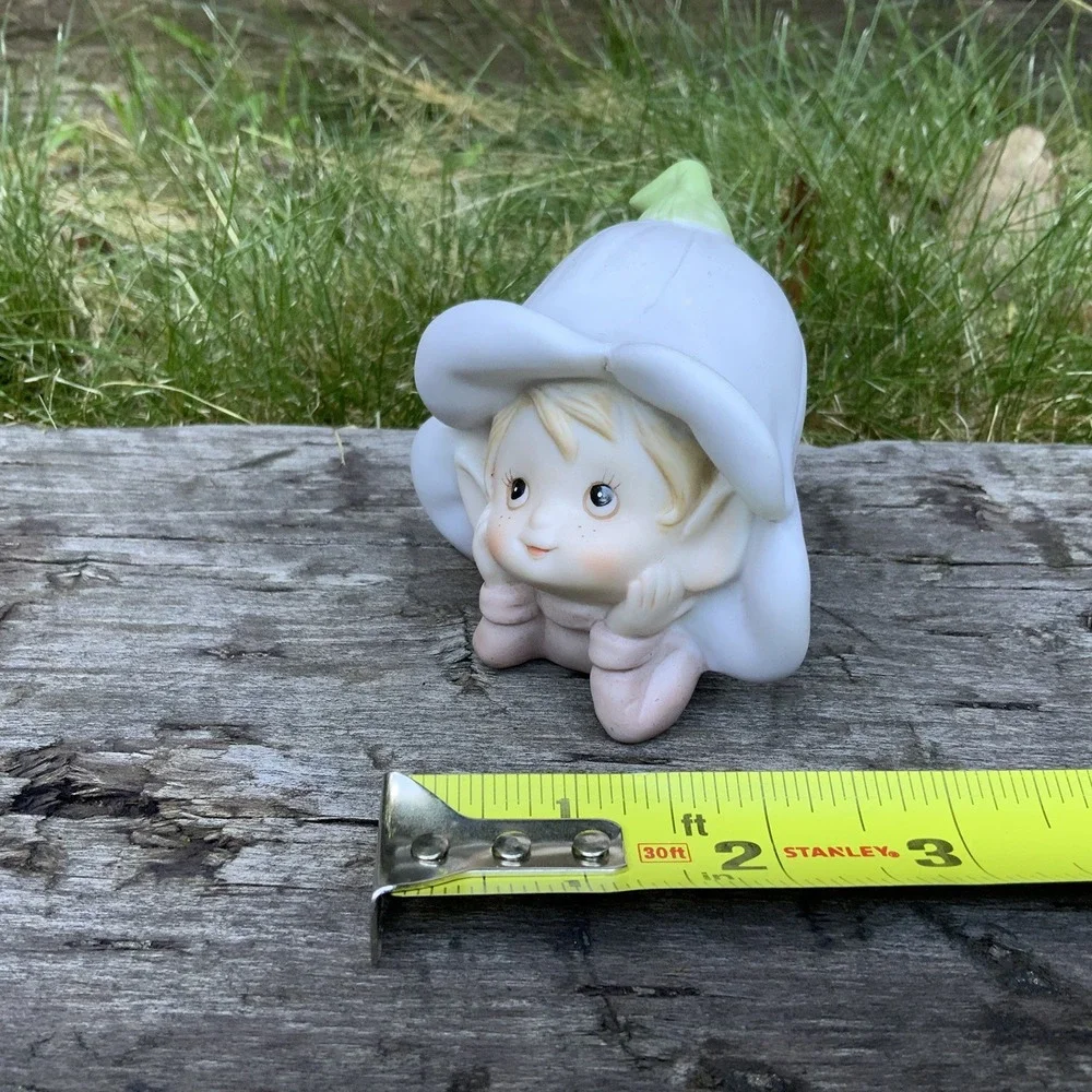 Vintage Homco Garden Pixie Elf Figurine 3